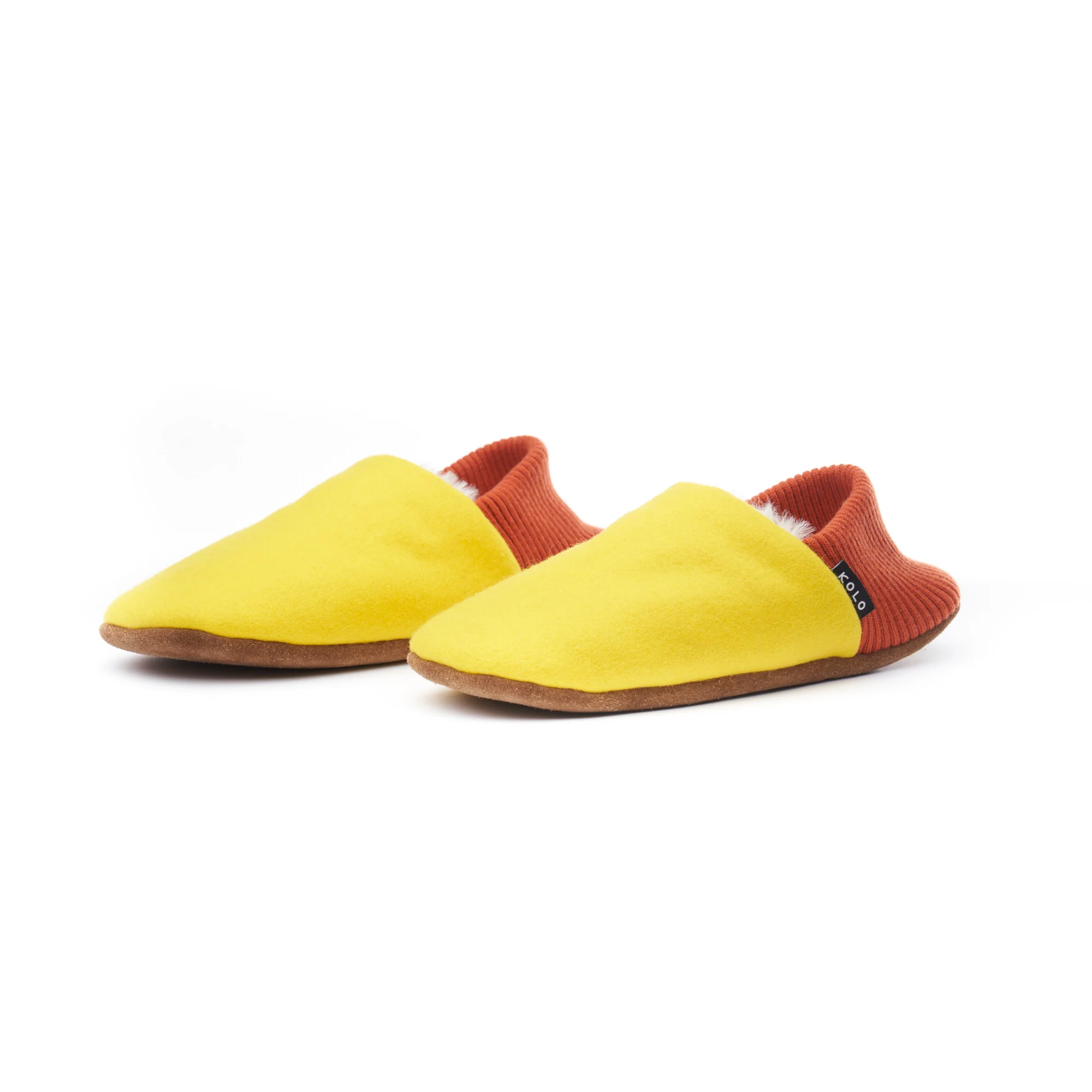 Burel Wool House Shoes - Fur-Lined - Image 2